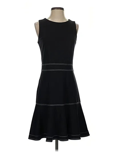 Pre-owned Ann Taylor Casual Dress In Black