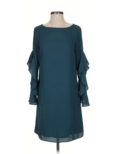 Pre-owned Ann Taylor Casual Dress In Blue