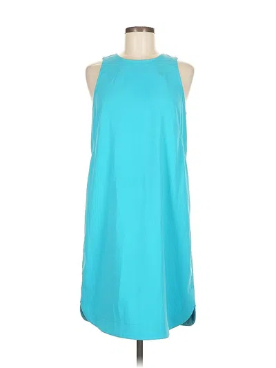 Pre-owned Ann Taylor Casual Dress In Blue