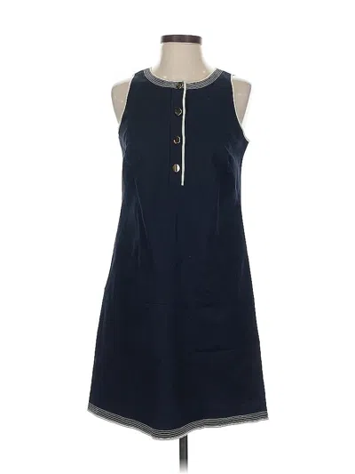 Pre-owned Ann Taylor Casual Dress In Blue