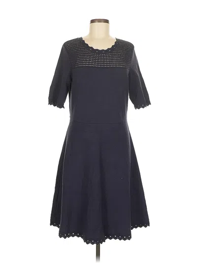 Pre-owned Ann Taylor Casual Dress In Blue