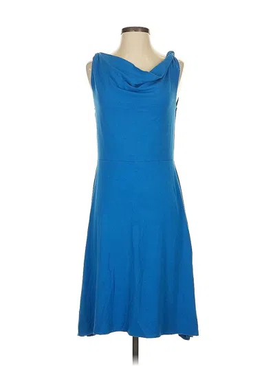 Pre-owned Ann Taylor Casual Dress In Blue