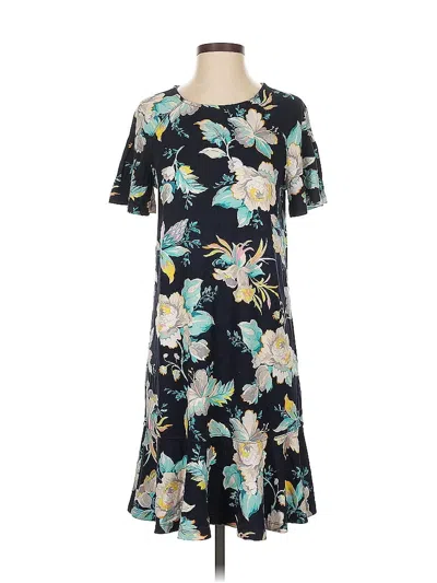 Pre-owned Ann Taylor Casual Dress In Blue