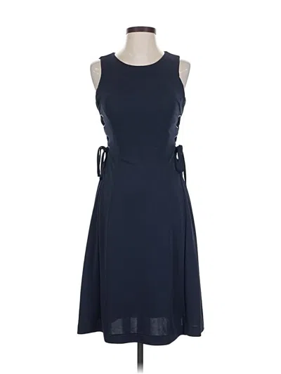 Pre-owned Ann Taylor Casual Dress In Blue