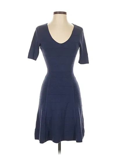 Pre-owned Ann Taylor Casual Dress In Blue