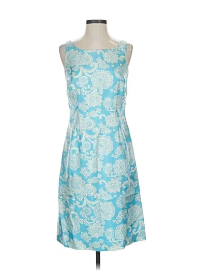 Pre-owned Ann Taylor Casual Dress In Blue