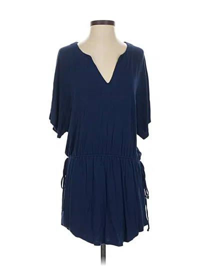 Pre-owned Ann Taylor Casual Dress In Blue