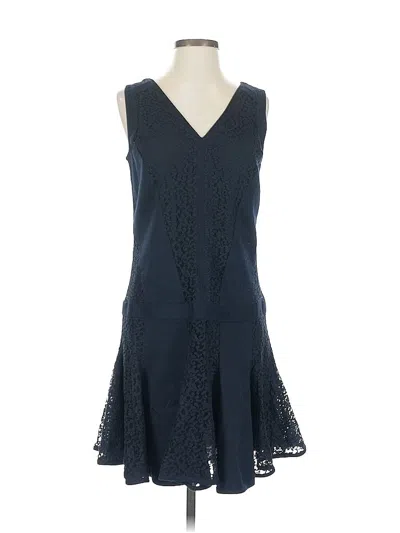 Pre-owned Ann Taylor Casual Dress In Blue