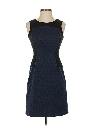 Pre-owned Ann Taylor Casual Dress In Blue
