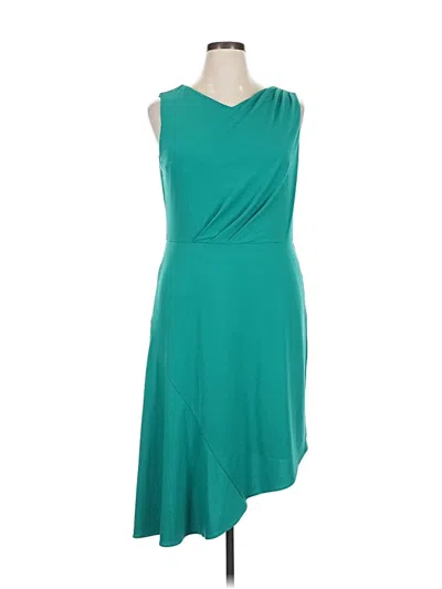 Pre-owned Ann Taylor Casual Dress In Blue