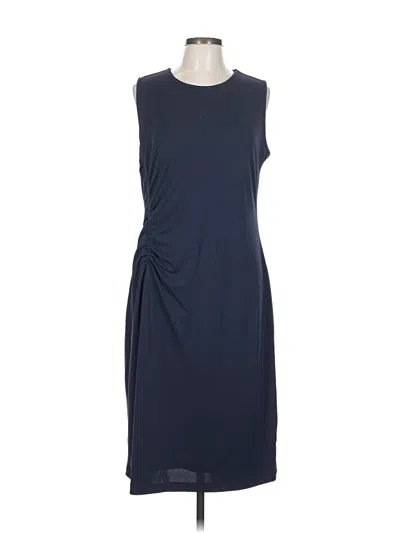 Pre-owned Ann Taylor Casual Dress In Blue