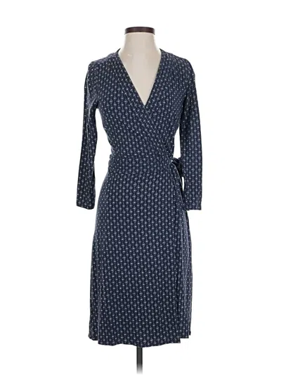 Pre-owned Ann Taylor Casual Dress In Blue