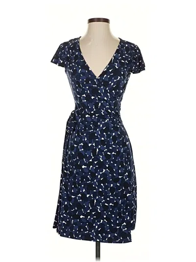 Pre-owned Ann Taylor Casual Dress In Blue