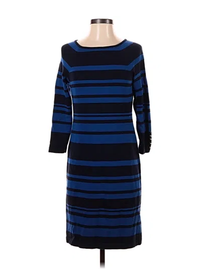 Pre-owned Ann Taylor Casual Dress In Blue