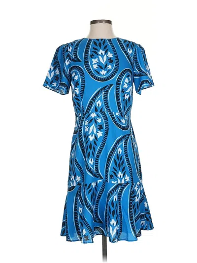 Pre-owned Ann Taylor Casual Dress In Blue