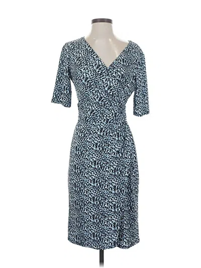 Pre-owned Ann Taylor Casual Dress In Blue