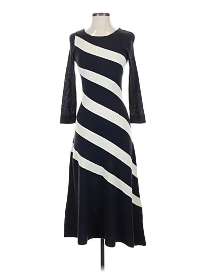 Pre-owned Ann Taylor Casual Dress In Blue