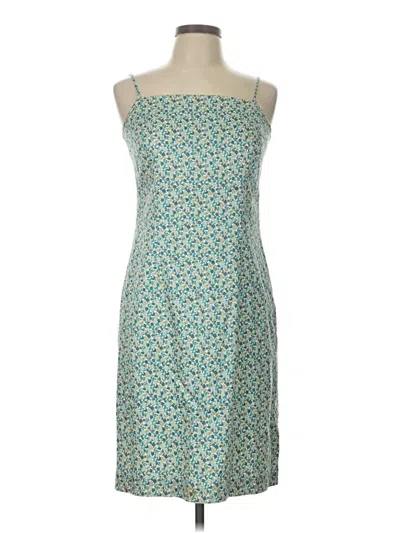 Pre-owned Ann Taylor Casual Dress In Blue