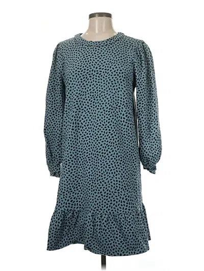 Pre-owned Ann Taylor Casual Dress In Blue