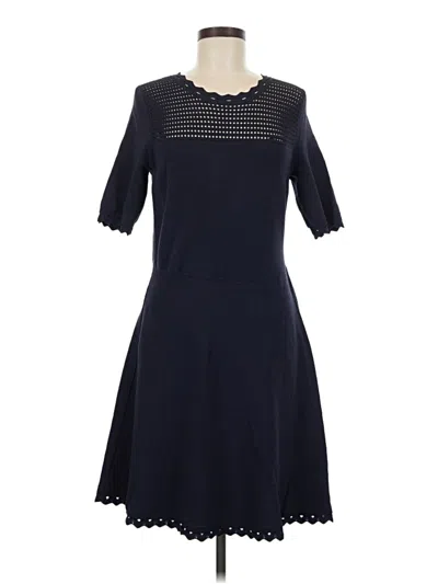Pre-owned Ann Taylor Casual Dress In Blue