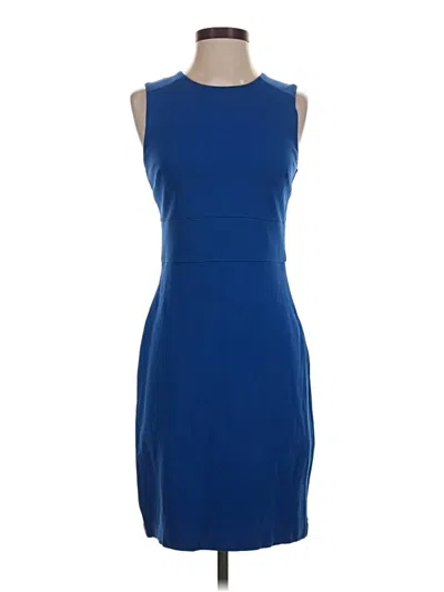 Pre-owned Ann Taylor Casual Dress In Blue