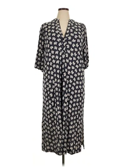 Pre-owned Ann Taylor Casual Dress In Blue