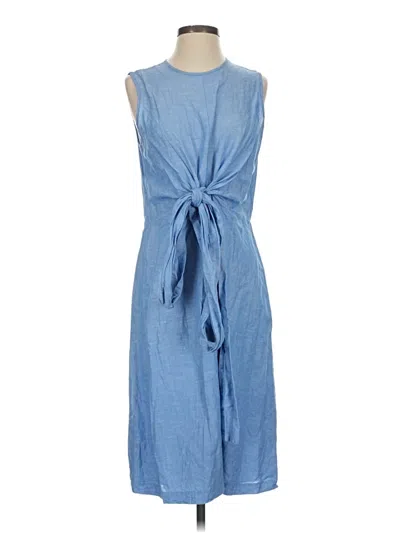 Pre-owned Ann Taylor Casual Dress In Blue