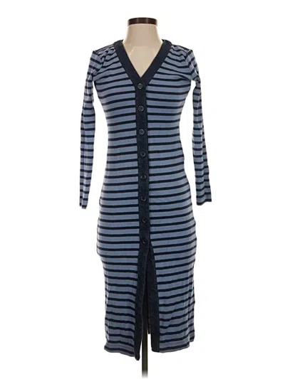Pre-owned Ann Taylor Casual Dress In Blue