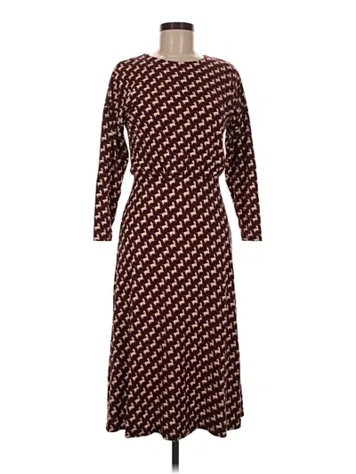 Pre-owned Ann Taylor Casual Dress In Brown