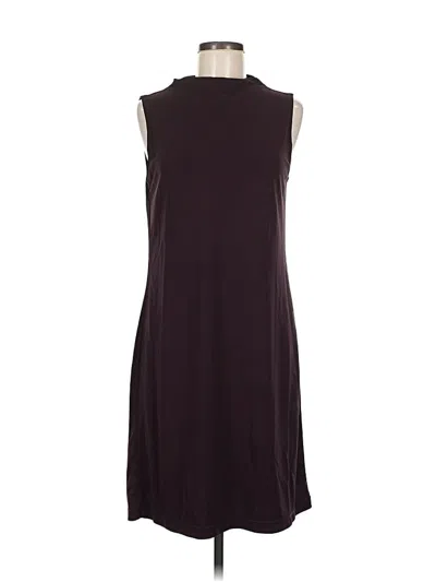 Pre-owned Ann Taylor Casual Dress In Burgundy