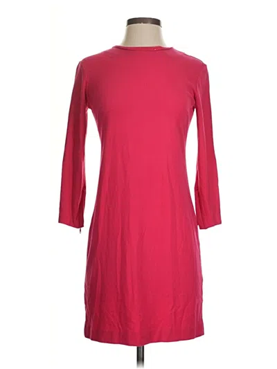 Pre-owned Ann Taylor Casual Dress In Burgundy