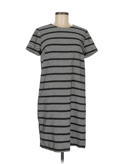 Pre-owned Ann Taylor Casual Dress In Gray