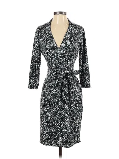 Pre-owned Ann Taylor Casual Dress In Gray
