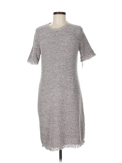Pre-owned Ann Taylor Casual Dress In Gray