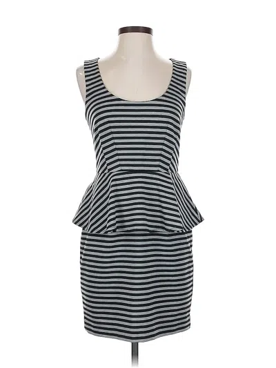 Pre-owned Ann Taylor Casual Dress In Gray