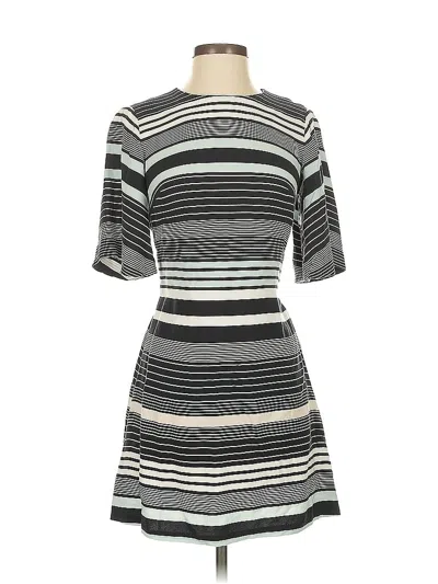 Pre-owned Ann Taylor Casual Dress In Gray