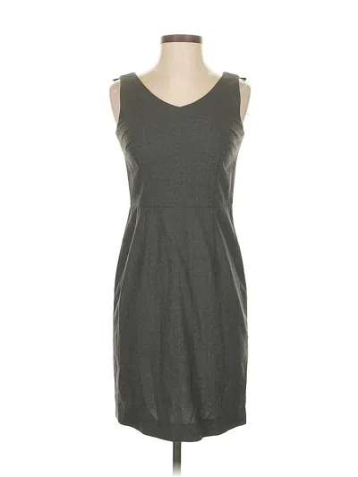 Pre-owned Ann Taylor Casual Dress In Gray