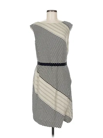 Pre-owned Ann Taylor Casual Dress In Gray