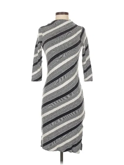 Pre-owned Ann Taylor Casual Dress In Gray
