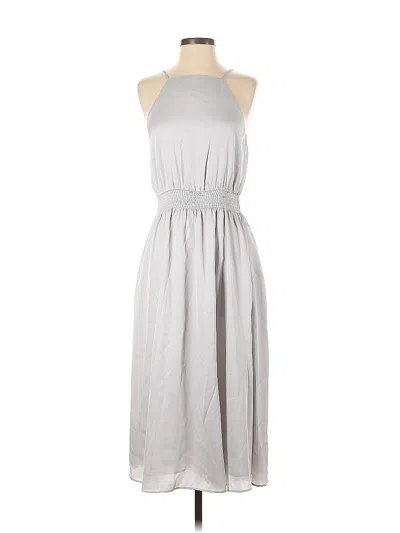 Pre-owned Ann Taylor Casual Dress In Gray