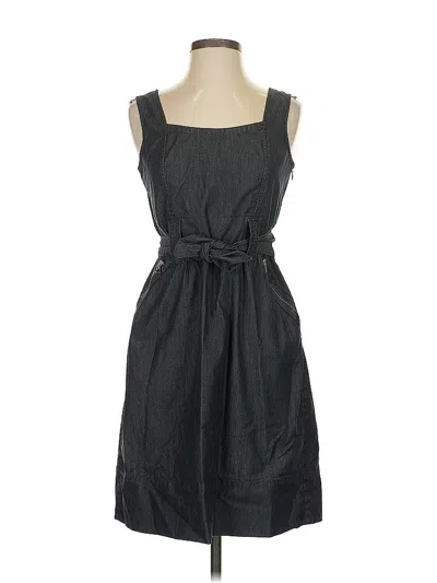 Pre-owned Ann Taylor Casual Dress In Gray