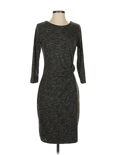 Pre-owned Ann Taylor Casual Dress In Gray