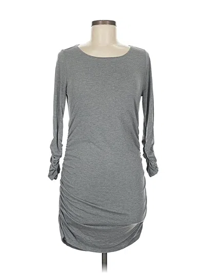 Pre-owned Ann Taylor Casual Dress In Gray