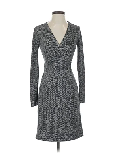 Pre-owned Ann Taylor Casual Dress In Gray