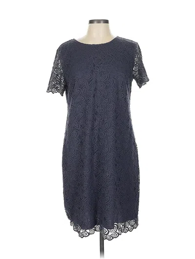 Pre-owned Ann Taylor Casual Dress In Gray
