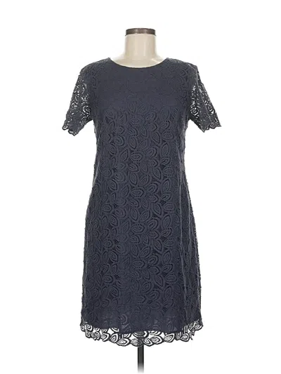 Pre-owned Ann Taylor Casual Dress In Gray