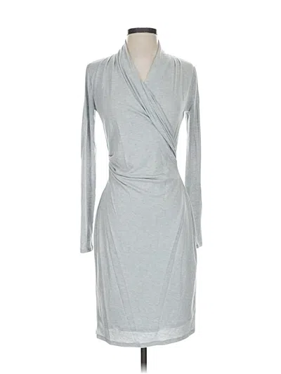 Pre-owned Ann Taylor Casual Dress In Gray