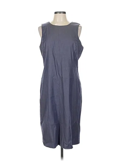 Pre-owned Ann Taylor Casual Dress In Gray