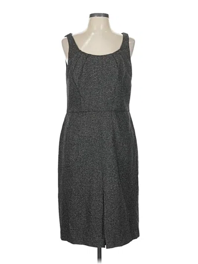 Pre-owned Ann Taylor Casual Dress In Gray