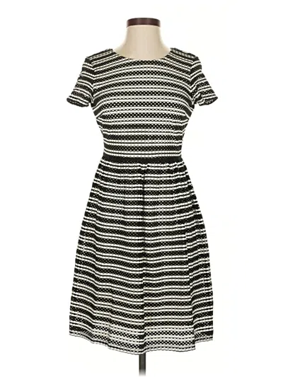Pre-owned Ann Taylor Casual Dress In Gray